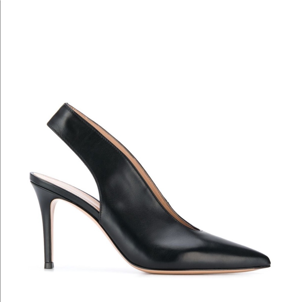 Gianvito Rossi Delta Slingback Pumps 41 runs small.